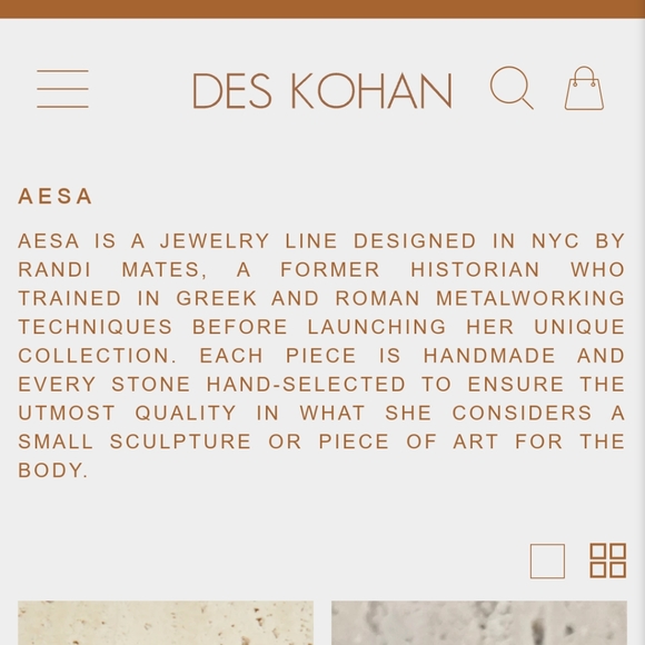 Retired Designer AESA Signed Gold Tone Brass Amethyst Collar Choker Necklace - Picture 4 of 4